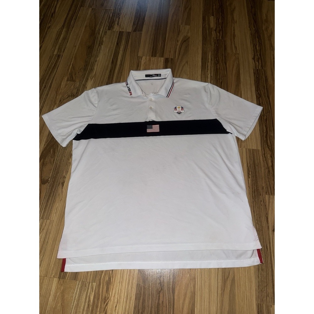 USA Ryder Cup Shirt Mens XXL Golf Polo 2020 Performance Flag RLX Ralph Lauren